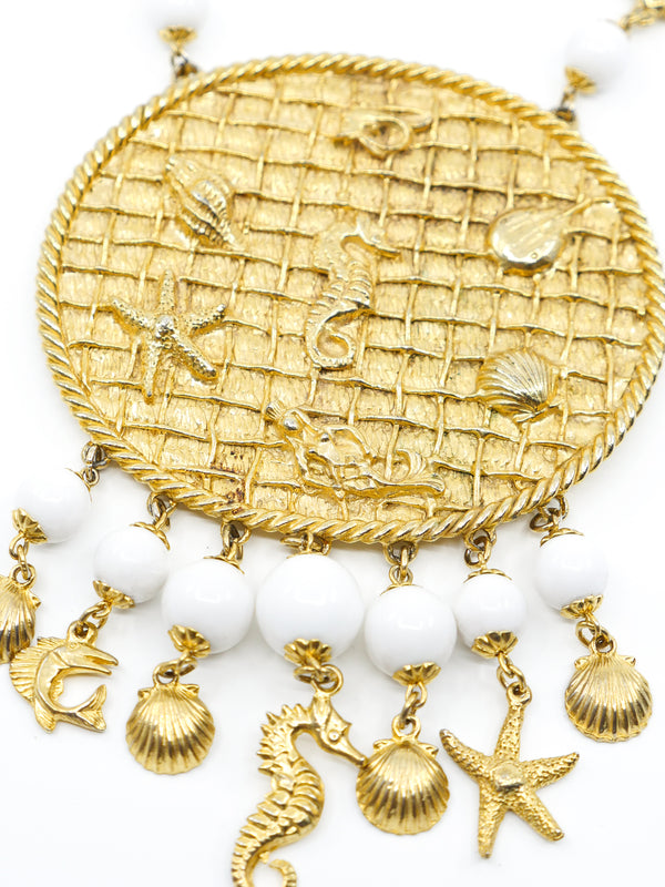 Aquatic Charm Pendant Necklace Accessory arcadeshops.com