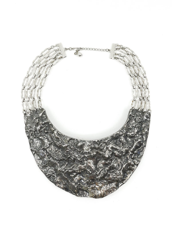 Brutalist Bib Necklace Accessory arcadeshops.com