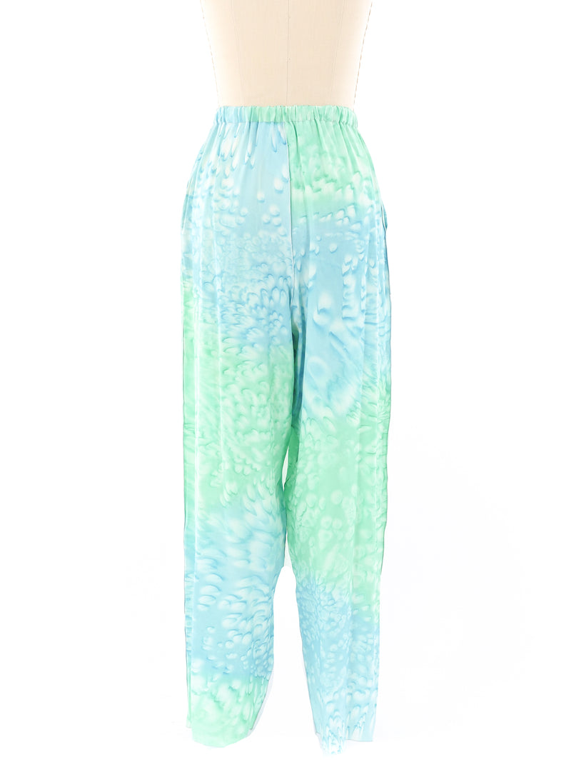Art to Wear Tie Dye Silk Pants Bottom arcadeshops.com