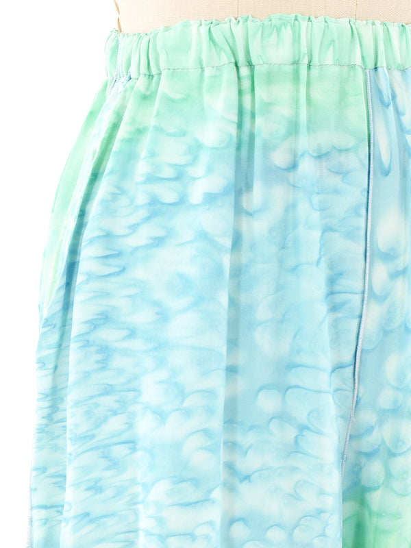 Art to Wear Tie Dye Silk Pants Bottom arcadeshops.com