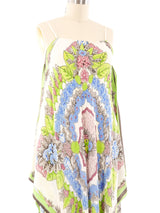 Floral Printed Scarf Dress Dress arcadeshops.com