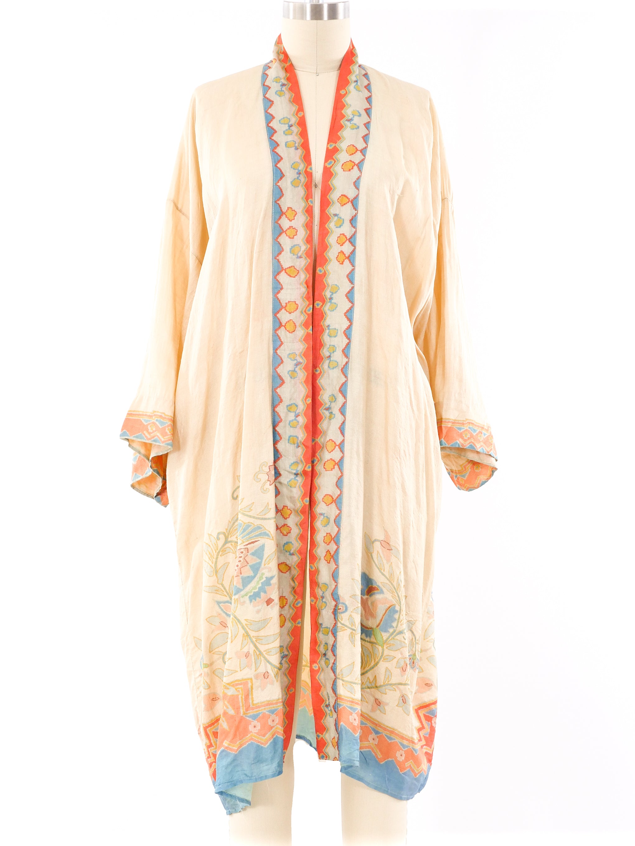 1920's Pongee Silk Robe