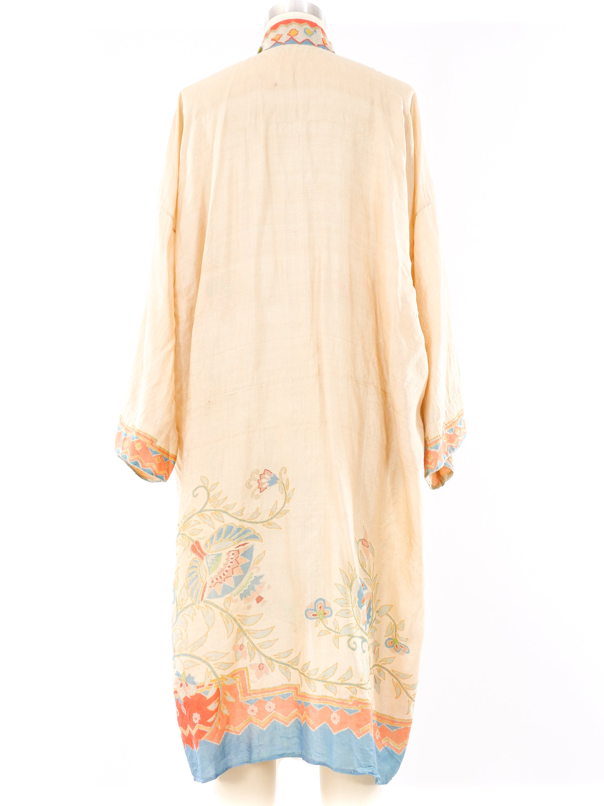 1920's Pongee Silk Robe