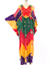 Judith Ann Embellished Tie Dye Caftan Dress arcadeshops.com