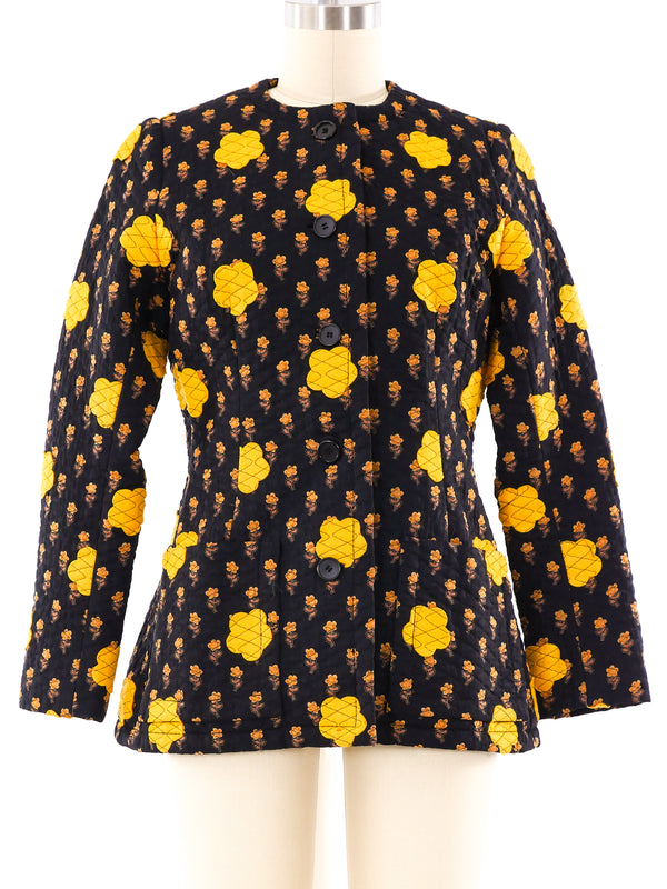 Givenchy Floral Printed Quilted Jacket Jacket arcadeshops.com