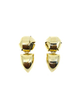 Goldtone Knot Drop Earrings Accessory arcadeshops.com