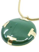 Lanvin Enamel Pendant Necklace Accessory arcadeshops.com