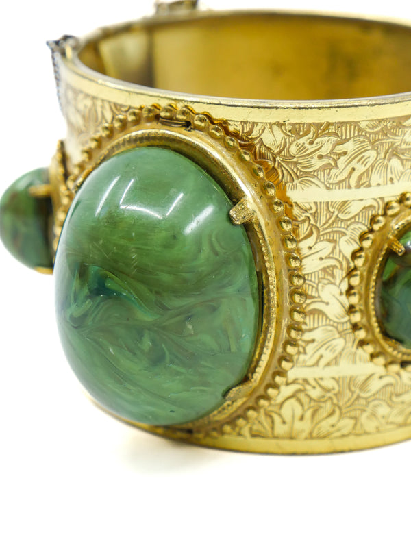 Miriam Haskell Cabochon Bangle Accessory arcadeshops.com