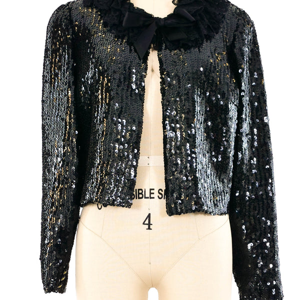 Chanel Sequin Crop Jacket