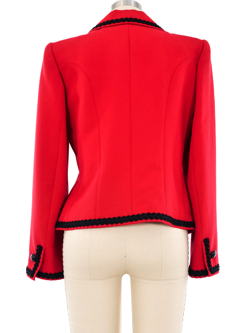 Yves Saint Laurent Ribbon Trimmed Jacket Jacket arcadeshops.com