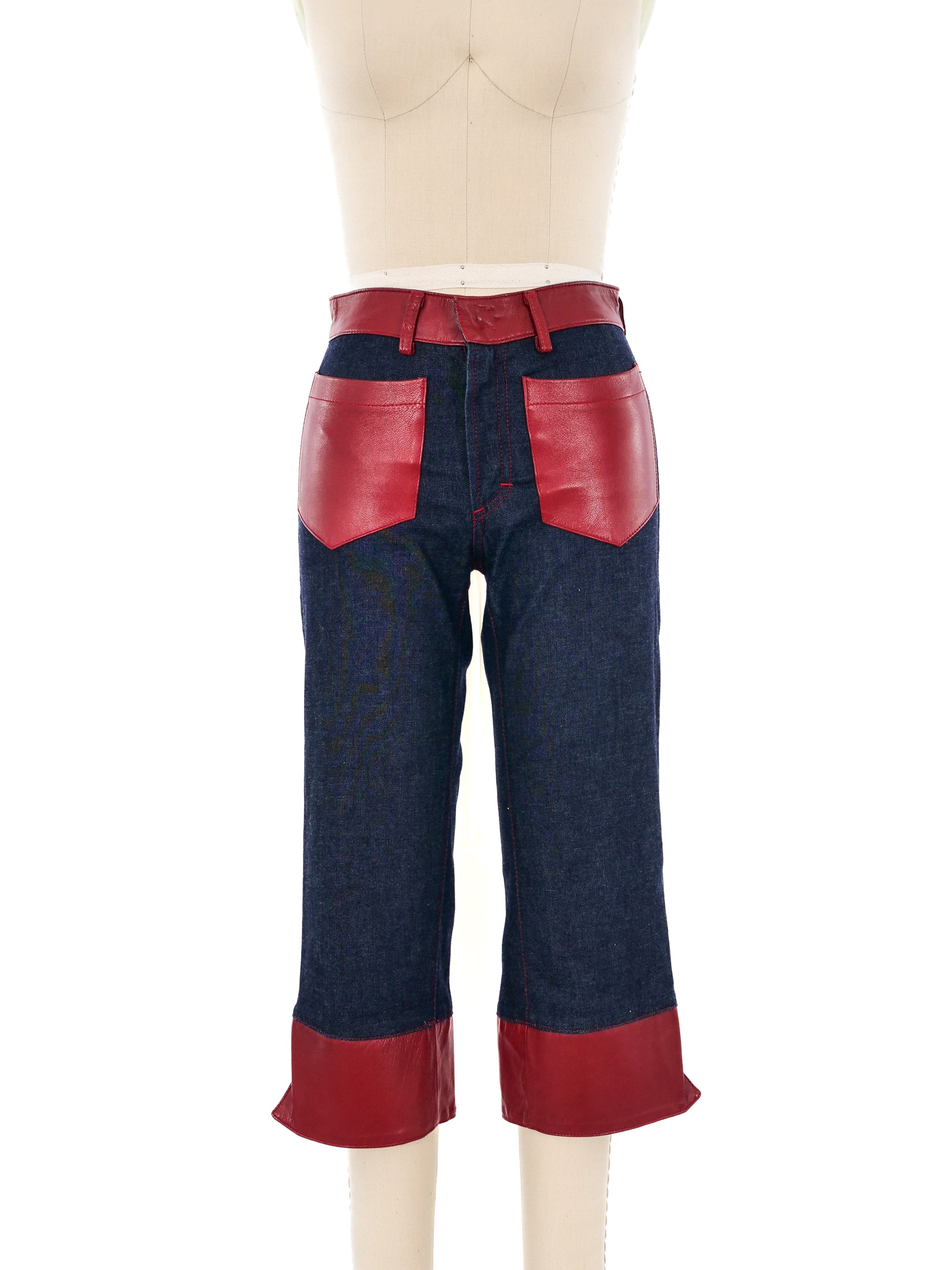 DOLCE&GABBANA 06aw デニム ドッキングスラックス DOLCE&GABBANA 06aw デニム ドッキングスラックス
