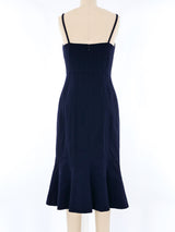 Chanel Navy Pique Tank Dress Dress arcadeshops.com