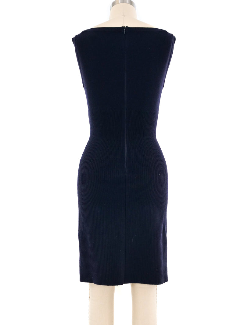 Alaia Sleeveless Knit Bodycon Dress Dress arcadeshops.com
