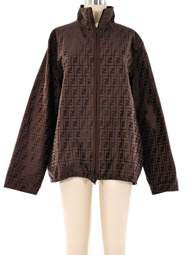 Fendi Zucca Logo Windbreaker Jacket arcadeshops.com