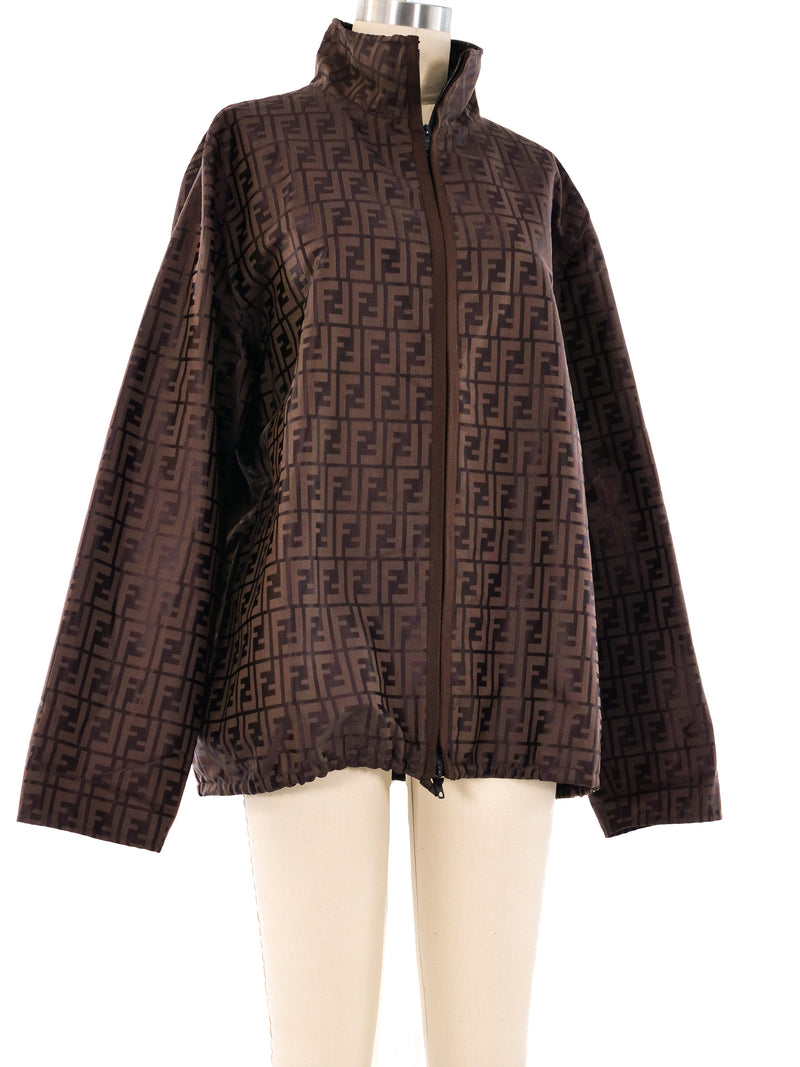 Fendi Zucca Logo Windbreaker Jacket arcadeshops.com
