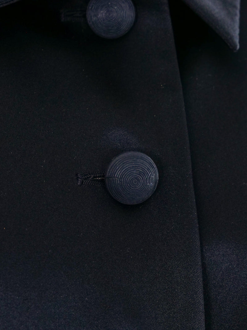 Yves Saint Laurent Satin Cropped Jacket Jacket arcadeshops.com