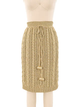Moschino Metallic Knit Skirt Bottom arcadeshops.com