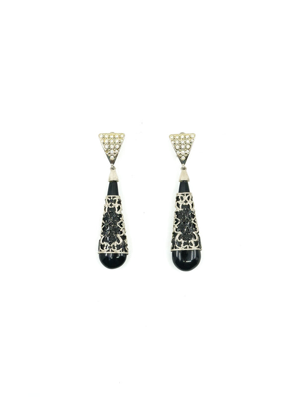 Gianni Versace Teardrop Earrings Accessory arcadeshops.com