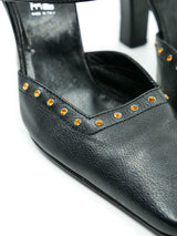 Gianni Versace Rhinestone Embellished Pumps, 39.5 Accessory arcadeshops.com