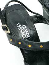 Gianni Versace Rhinestone Embellished Pumps, 39.5 Accessory arcadeshops.com