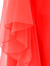 Coral Angel Sleeve Maxi Dress Dress arcadeshops.com