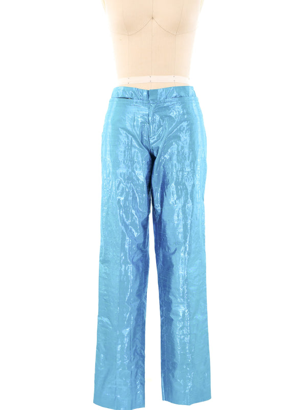 Jean Paul Gaultier Turquoise Pant Suit Suit arcadeshops.com