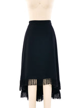 Comme des Garcons Asymmetrical Fringed Skirt Bottom arcadeshops.com