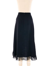 Comme des Garcons Asymmetrical Fringed Skirt Bottom arcadeshops.com