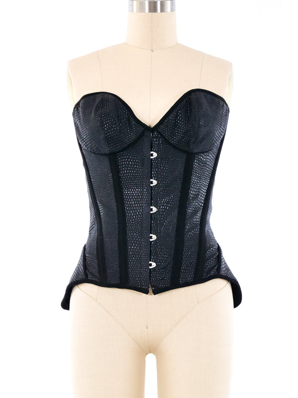 Pebbled Corset Top Top arcadeshops.com