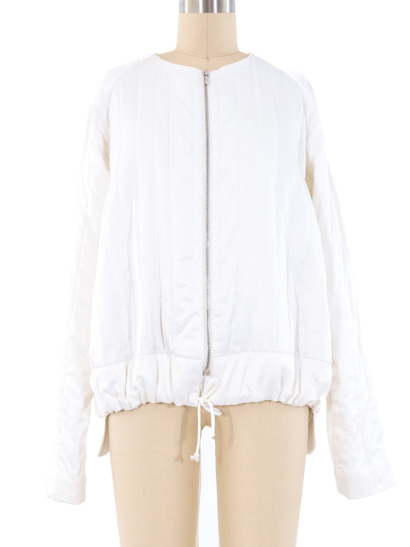 Jil Sander Quilted Bomber Jacket Jacket arcadeshops.com