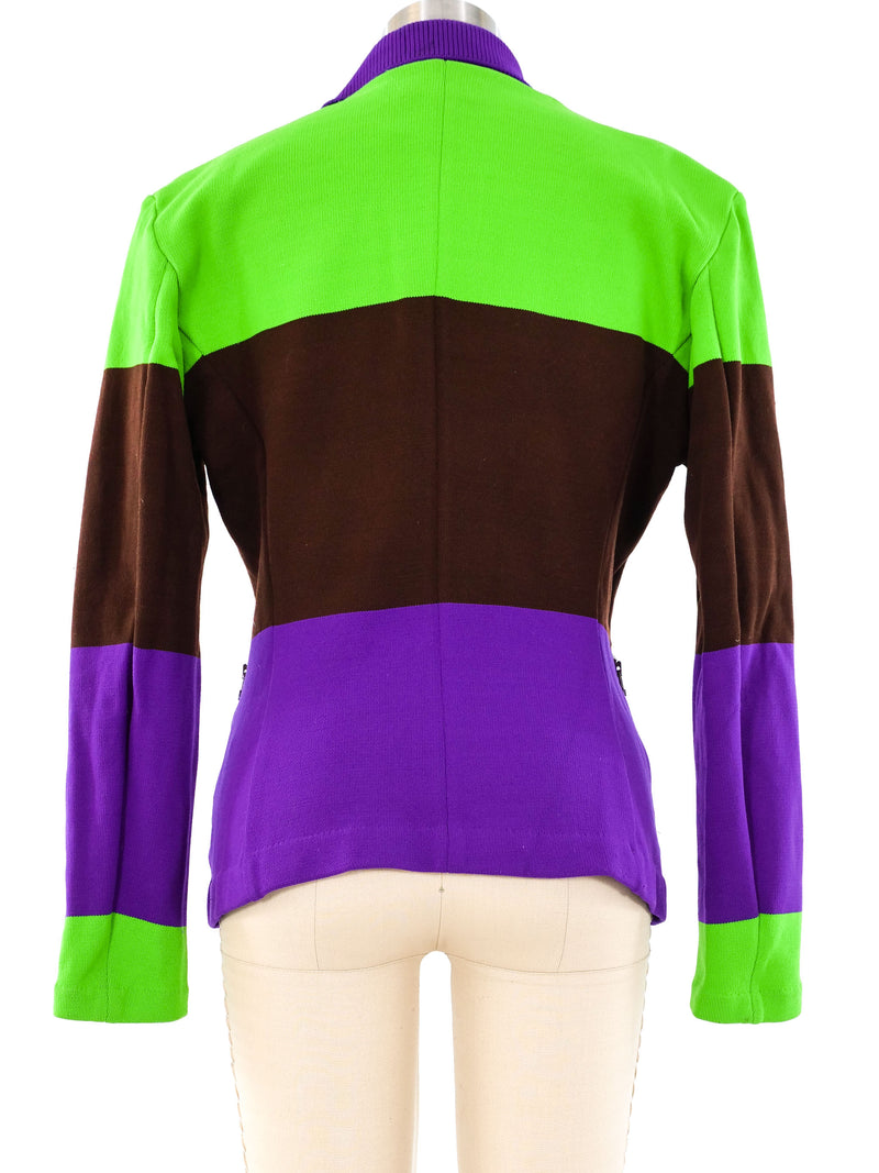 Issey Miyake Colorblock Jacket Jacket arcadeshops.com