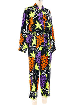 Yves Saint Laurent Printed Jumpsuit Jumpsuit arcadeshops.com