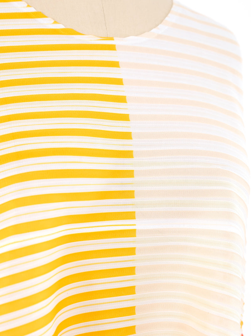 Checker Printed Pleated Dress Dress arcadeshops.com