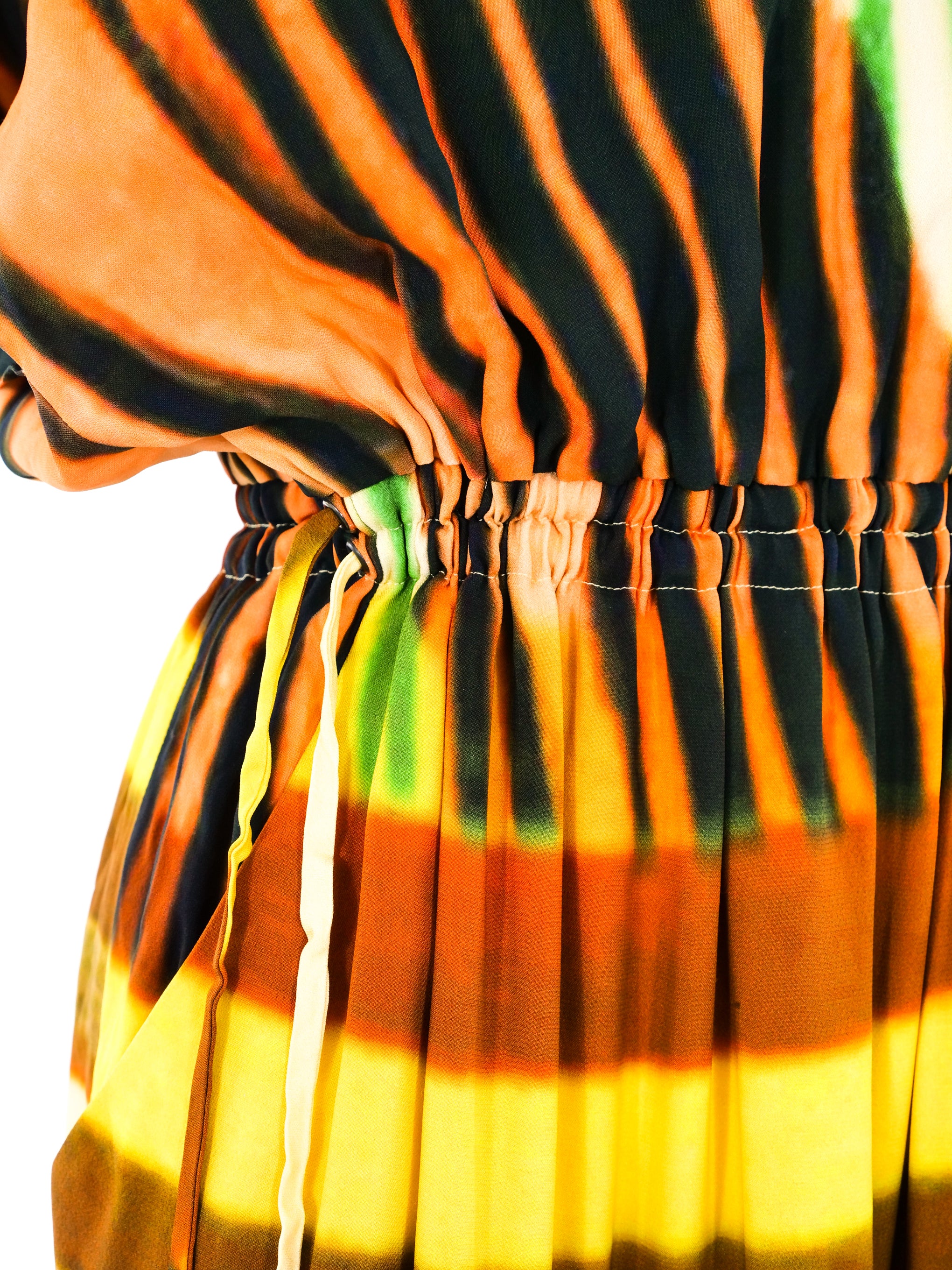 Dries Van Noten Len Lye Printed Midi Dress