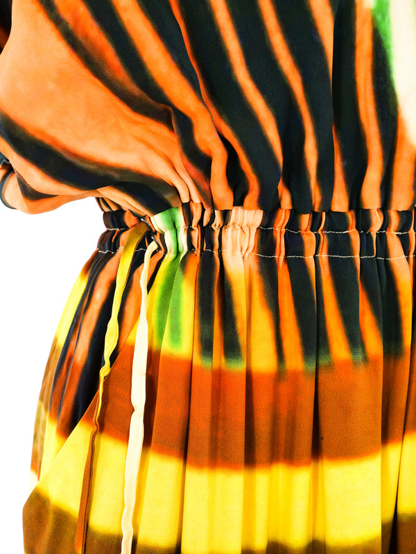 Dries Van Noten Len Lye Printed Midi Dress Dress arcadeshops.com