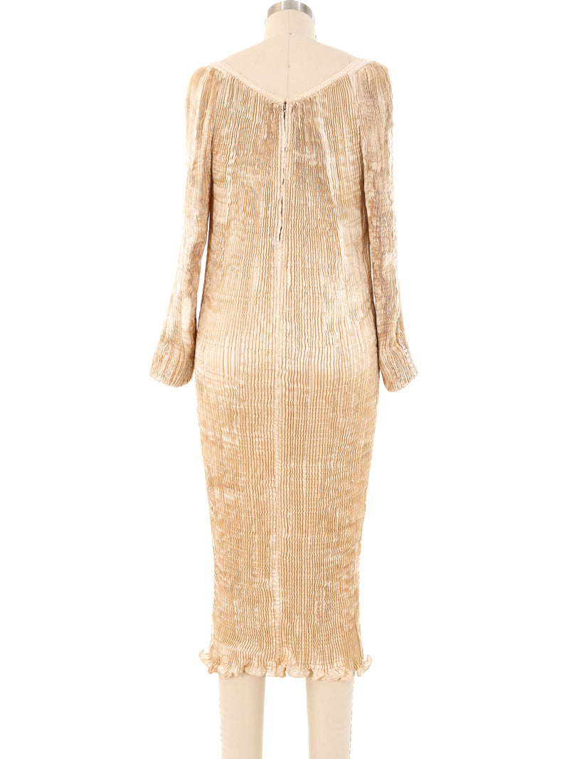 Patricia Lester Candlelight Pleated Column Dress Dress arcadeshops.com