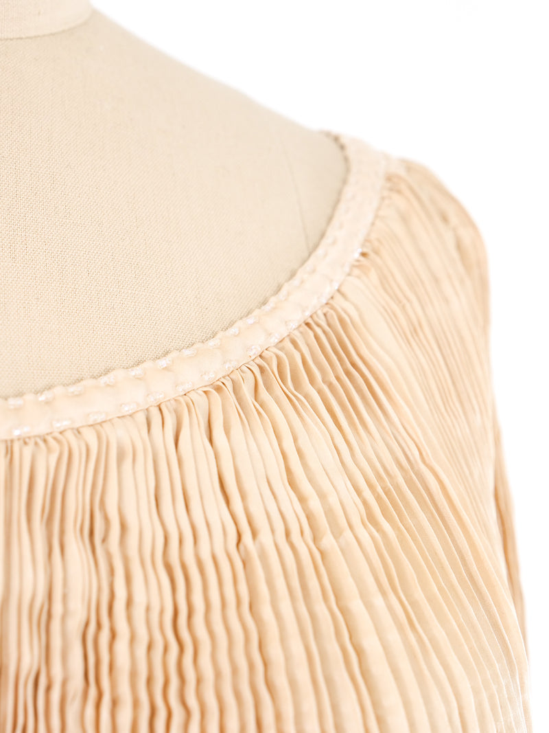 Patricia Lester Candlelight Pleated Column Dress Dress arcadeshops.com