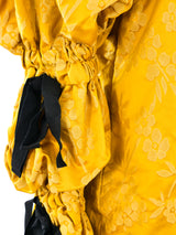 Dries Van Noten Brocade Puff Sleeve Top Top arcadeshops.com