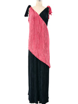 Mary McFadden Layered Plisse Dress Dress arcadeshops.com