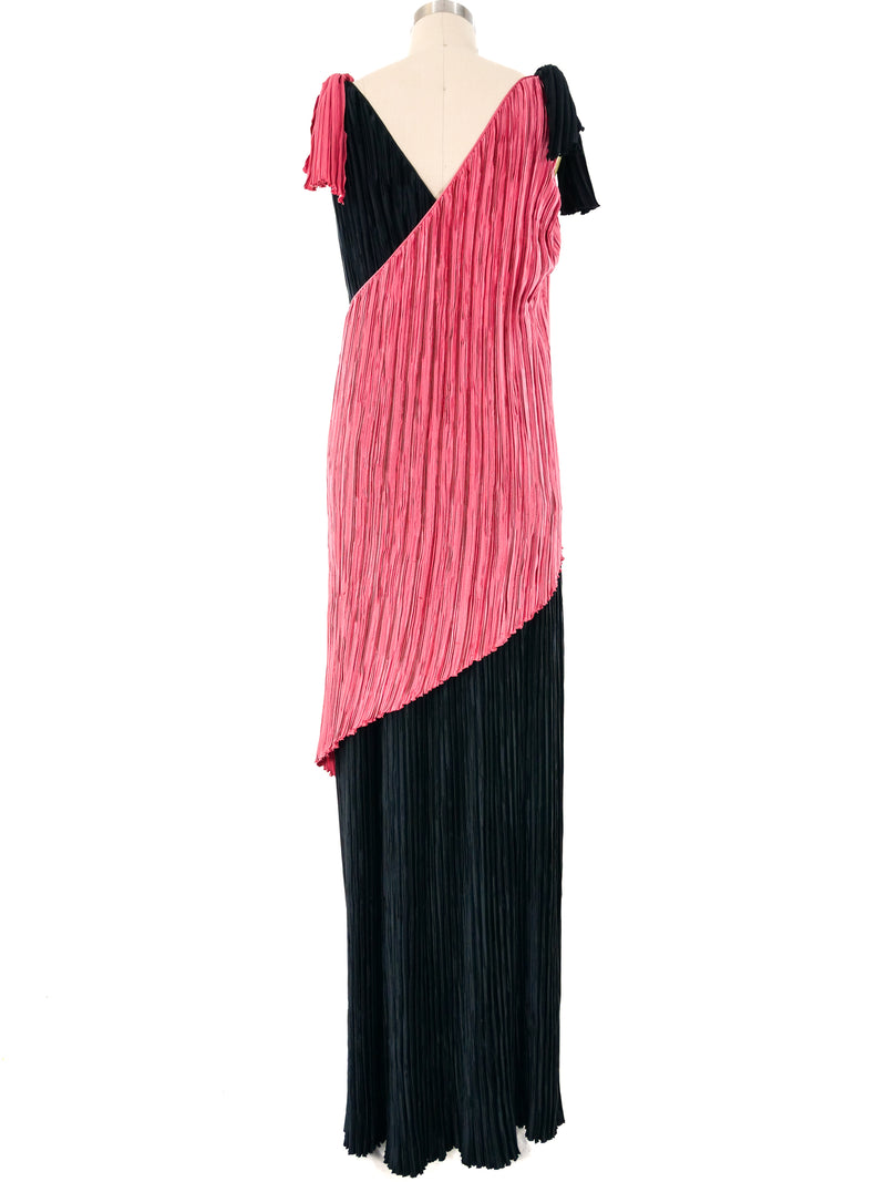 Mary McFadden Layered Plisse Dress Dress arcadeshops.com