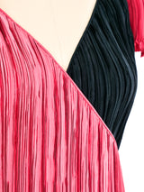 Mary McFadden Layered Plisse Dress Dress arcadeshops.com