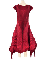 Issey Miyake Dimensional Pleated Midi Dress Dress arcadeshops.com