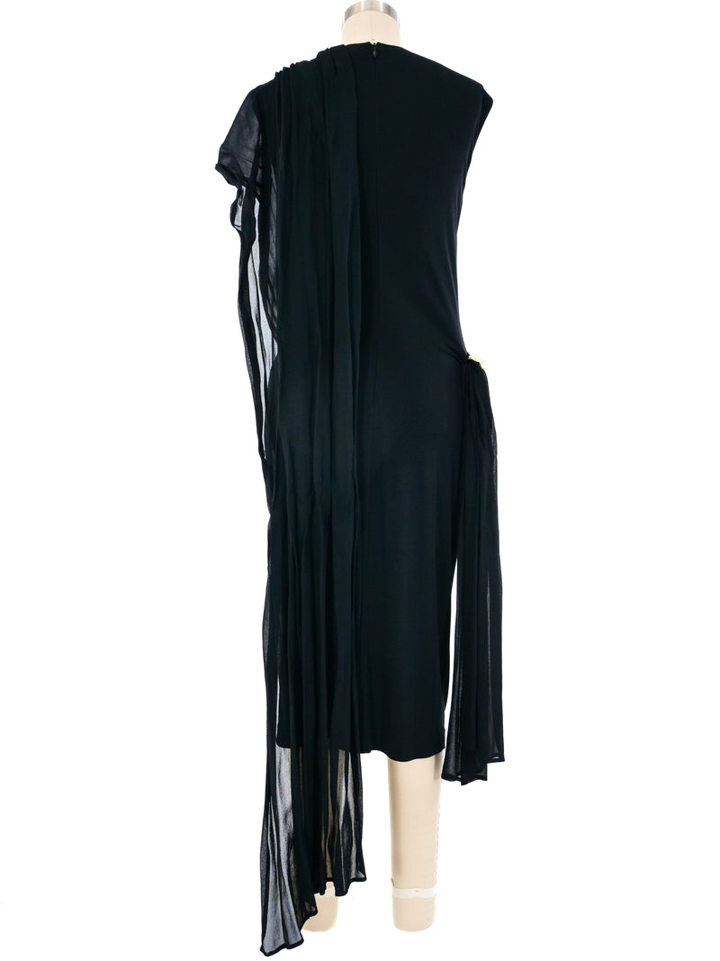 Gianfranco Ferre Ring Accented Jersey Dress Dress arcadeshops.com