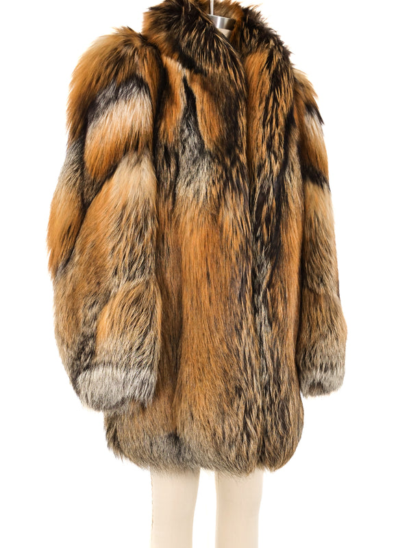 Red Fox Fur Chubby Outerwear arcadeshops.com