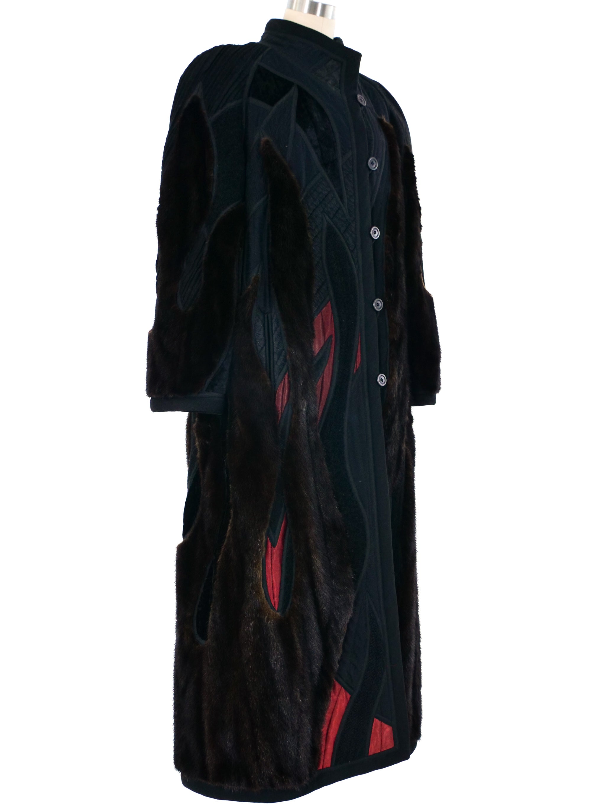 行列のできるレビュー商品、集めました。高評価アイテム Akker Den Van Koos Patchwork Coat Maxi Fur ジャケット・アウター