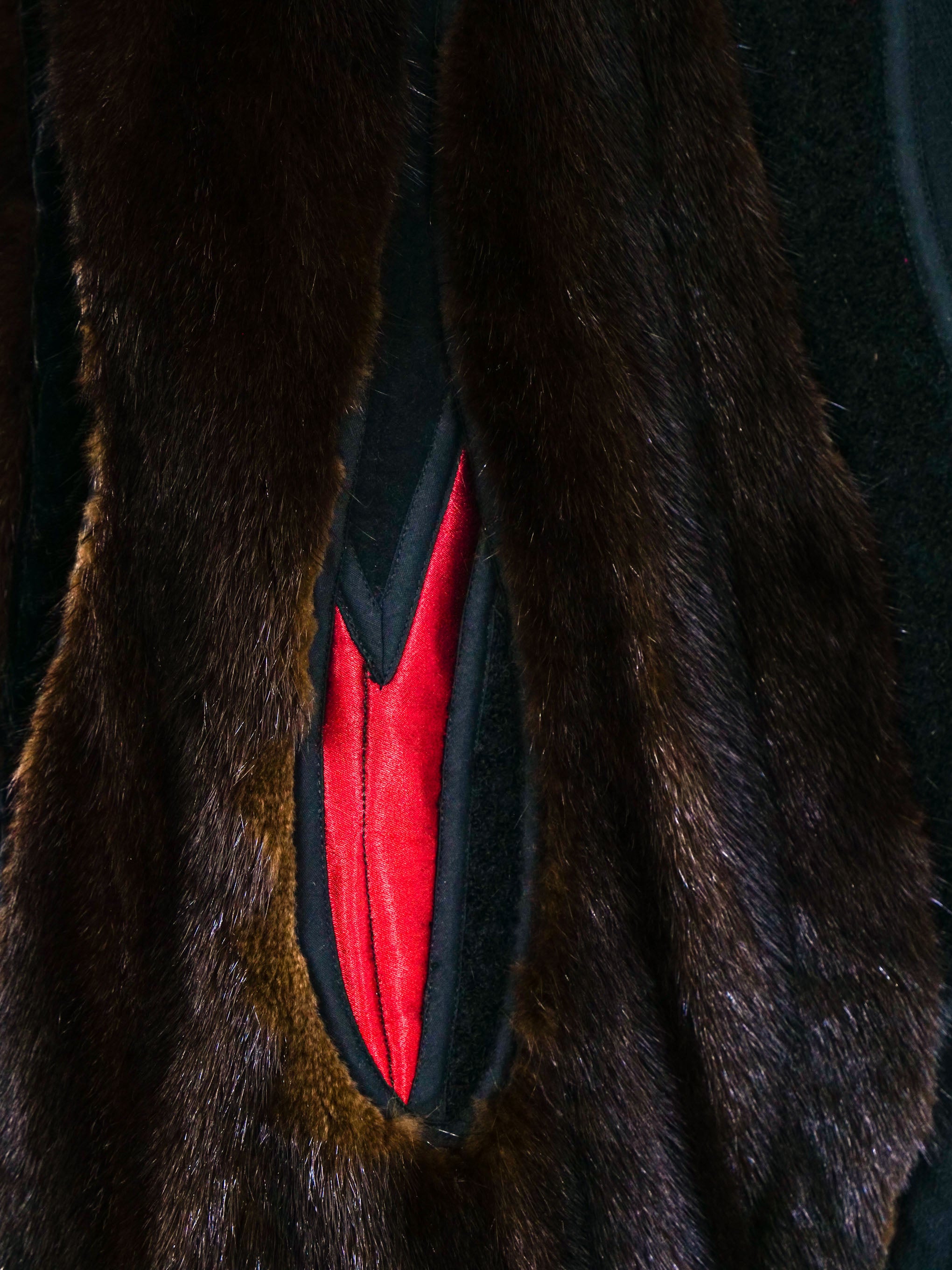 Koos Van Den Akker Patchwork Fur Maxi Coat