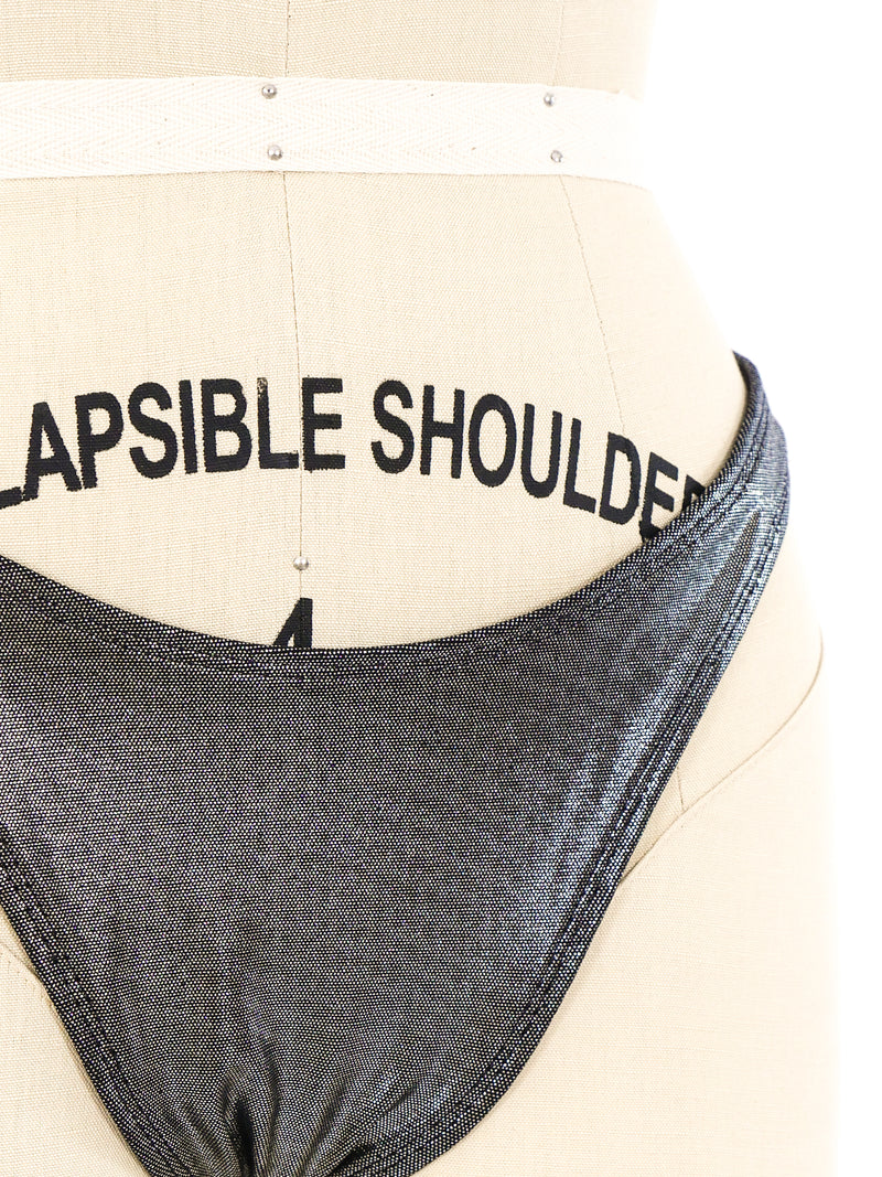 Pierre Cardin Gunmetal Bikini Suit arcadeshops.com