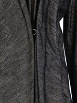 Yohji Yamamoto Tailored Metallic Denim Jacket Jacket arcadeshops.com