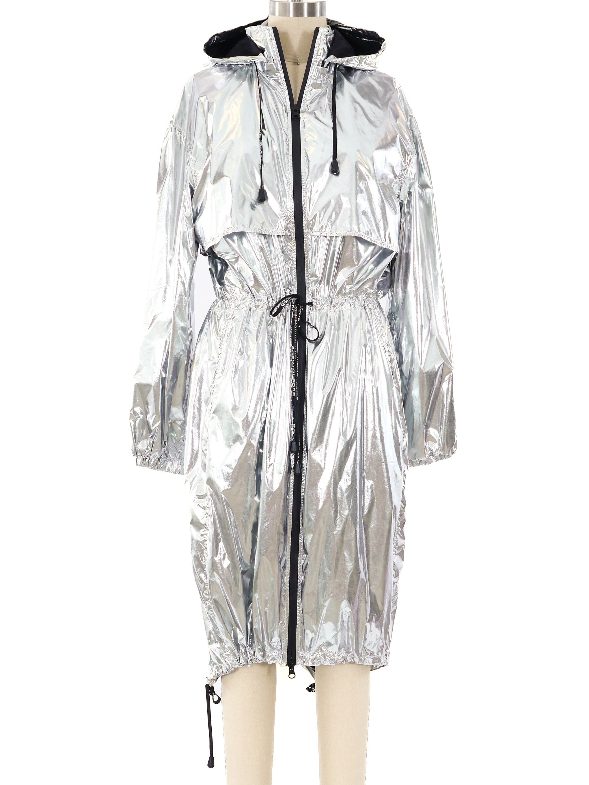 Paco Rabanne Metallic Silver Parka