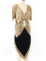 Metallic Gold Chainmail Ensemble Suit arcadeshops.com